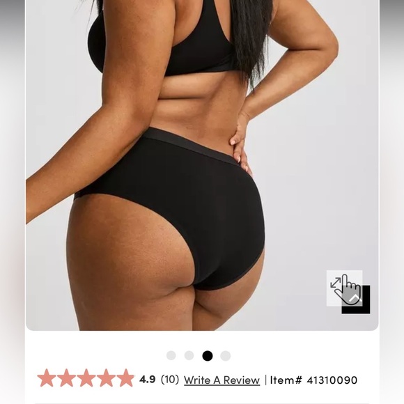 NWT Bundle of 4 Torrid Comfort Elastic Cotton Mid Rise Cheeky Panties - … - Picture 4 of 10